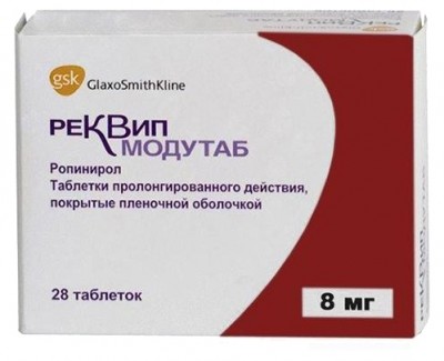 Реквип модутаб таб пролонг 8мг №28