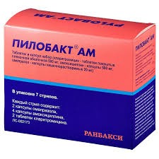 Пилобакт АМ таблеток и капсул набор № 42