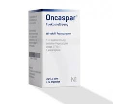 Онкоспар флак. 3750МО/мл 5 мл. №1, онкаспар пегаспаргаза