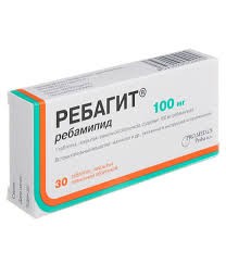 Ребагит 100мг №30 таб. ребамипид маклеодз