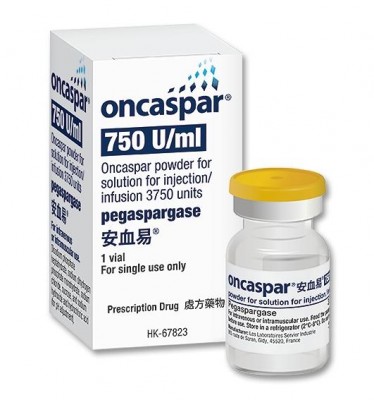 Онкаспар (пегаспаргаза) 750 МО/мл (3750 МО) №1 у флак.