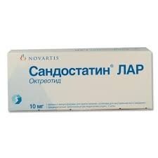 САНДОСТАТИН ЛАР (Октреотид) 10мг микросферы фл №1