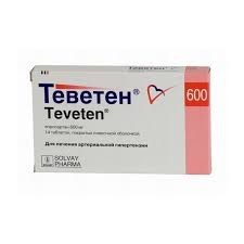 ТЕВЕТЕН (Эпросартан) 600мг табл. №28